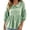 A Green, variant on Ndbuld Tops for Women Long-Sleeve Collar Button Pullover Top,Yellow,XXXL