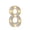 Number 8, variant on 1PC LED Number Sign Light, Battery‑Operated Digital Lamp, Warm Light Table Decor for Birthday Party Event, Without battery, Number 3