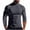 Dark Gray, variant on Cmfcve Men's Big & Tall Muscle Shirts Mock Turtleneck Long Sleeve T-Shirts Slim Fit Casual Fall Pullover Layering Tops