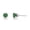 Light Green, variant on 14K White Gold Round Emerald Stud Earrings - 4mm - May Birthstone Christmas Gift