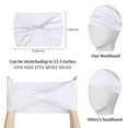 thumbnail image 2 of 4Pcs Headbands for Women 7inch Extra Wide Head Bands Non Slip Women’s Hair Band Fashion Knotted Workout Yoga Turban Head Wraps, 2 of 6