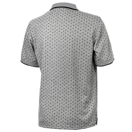 2 Pack Men's Polo Short Sleeve Cotton Printed Polo Shirts | Walmart Canada