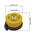 thumbnail image 5 of Adaptador de botella de Gas para acampada, cabezal de conversión de Gas, Conector de boquilla, válvula de estufa de Gas, adaptador de recipiente de butano, tornillo, 2 uds., 5 of 5