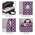 thumbnail image 4 of Naloa Skull Flower Print Lightweight DayBackpack Suitable for school, work, shopping, travel, etc., 4 of 5