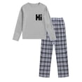 thumbnail image 4 of FYDUU Boys' Clothing Sets Boys Pajamas 2 Piece Sleepwear Long Sleeve Tops And Pants Set Soft Breathable Comfortable Loungewear Outfits,13-14 Years, 4 of 4