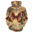 thumbnail image 3 of Enchanting Butterfly Hoodies Oversized Hoodie Couple Long Sleeve Cute Graphic Casual Hooded Sweatshirts, 3 of 5