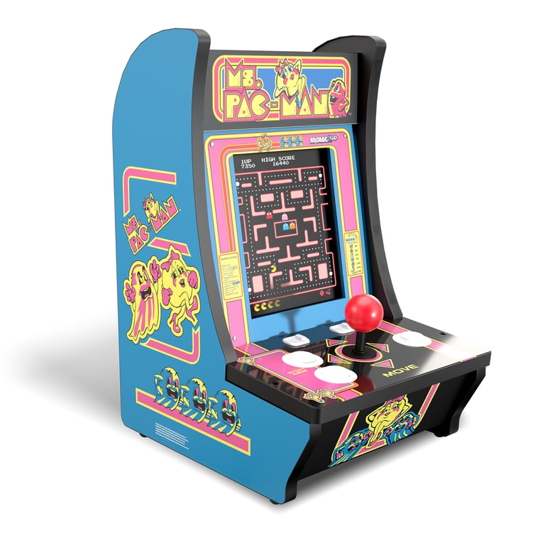Arcade1Up Ms. Pacman Mini Retro Cabinet Countercade with 5-in-1 