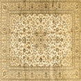 thumbnail image 1 of Ahgly Company Indoor Square Persian Brown Traditional Area Rugs, 3' Square, 1 of 4