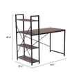 thumbnail image 2 of Lebanon Desk Brown & Black, 2 of 6
