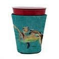 thumbnail image 2 of Carolines Treasures 8672RSC Turtle Hi Cinq Câlins de Bouteille de Tasse Rouge Solo - 16 à 22 oz., 2 of 4