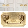 thumbnail image 1 of Antique Drawer Handle Tetragonal Bat Pull Chinese Retro Style Drawer Pulls with 2 Screws Cabinet Doors, 1 of 7