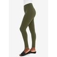 thumbnail image 5 of Jessica London Women's Plus Size Everyday Stretch Cotton Legging, 5 of 5