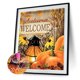 thumbnail image 2 of Cuadros Decorativos 5D Full Round Drill Diamond Painting Calabaza Letter Kits Art Craft (B1973) Likrtyny embutido en tela, 2 of 6