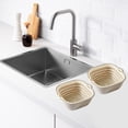 thumbnail image 4 of STPToys Kitchen Strainer Colander Bowl Set,Double-Layer Detachable Plastic Fruits Vegetable Washing Basket Drain Bowls - 9 inch, 4 of 7