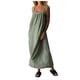 thumbnail image 1 of Vestido camisola holgado informal de color liso para mujer: sin mangas, con lazo en la espalda, corte A, tejido no elástico, adecuado para el día a día en las vacaciones de verano, lavable a máquina, 1 of 6