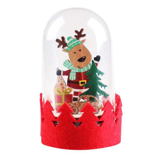 Nuevas decoraciones navideñas Mini cubierta de Papá Noel Regalos creativos de Navidad Adornos de escritorio Wmkox8yii gf7225