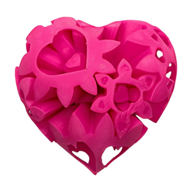Heart Cut Outs Print Hollow Gear Ball Center Gears Gears Gears