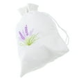 thumbnail image 2 of Bolsa con cordón vacía, bolsa con cordón bordada con lavanda, bolsa de algodón de azúcar, bolsa con fragancia para recuerdo de boda, 2 of 8