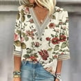 thumbnail image 2 of Womens Blouses Long Sleeve Shirt Women Casual Fashion Solid Color Button T-Shirt Long Sleeves One Shoulder Top Blouse Tops White-2 XXXL, 2 of 5