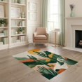 thumbnail image 2 of ODIKA Botanical Sunset Abstract Print Forest Monstera Round Mid Century for Home Office, Gaming Room, Under Desk, Non-Slip Chair-Friendly, 2 of 7