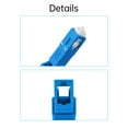 thumbnail image 4 of 2 Pack Adaptateur SC vers LC, SC Mâle vers LC Femelle Bride Hybride Mode Unique 9/125 Connecteur Adaptateur Fibre Optique, Optique, 4 of 5