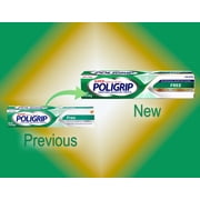Super Poligrip Denture Adhesive Cream Free Triple Action, Zinc Free 2.4 Oz, 2 Pack