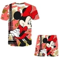 thumbnail image 1 of Ropa de Mickey Mouse para niñas, ropa de verano para niñas, 2 uds., ropa para niños, chándal para niños, traje para niñas, ropa para niños 13T Gao Jinjia LED, 1 of 2