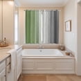 thumbnail image 3 of Sage Green Gray Ombre Kitchen Curtains 63 Inch Length, Vintage Country Wooden Grommet Top Bedroom Living Room Curtains, Light Filtering Cafe Curtain Drapes 2 Panels Set 84''x63'', 3 of 9