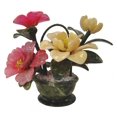 thumbnail image 2 of Round Shape Basket of Jade Peony Flowers, 2 of 2