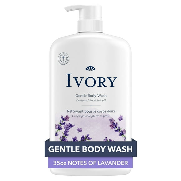 Ivory Mild & Gentle Body Wash, Lavender Scent