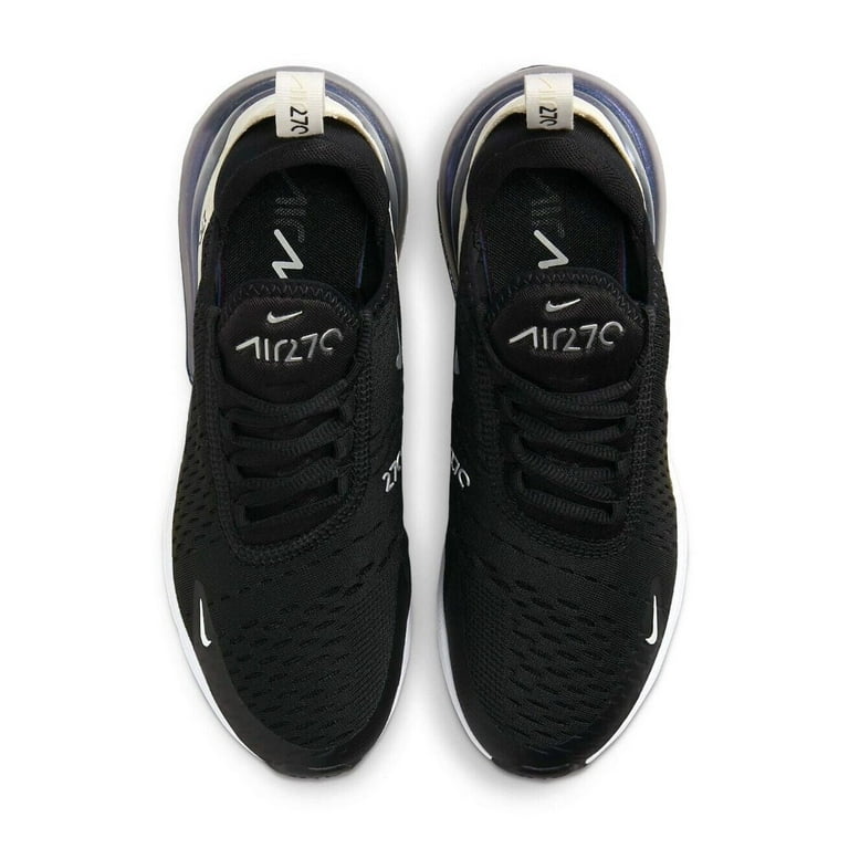 Women's Nike Air Max 270 Black/Metallic Silver-Phantom Women's Nike Air Max 270 Black/Metallic Silver-Phantom
