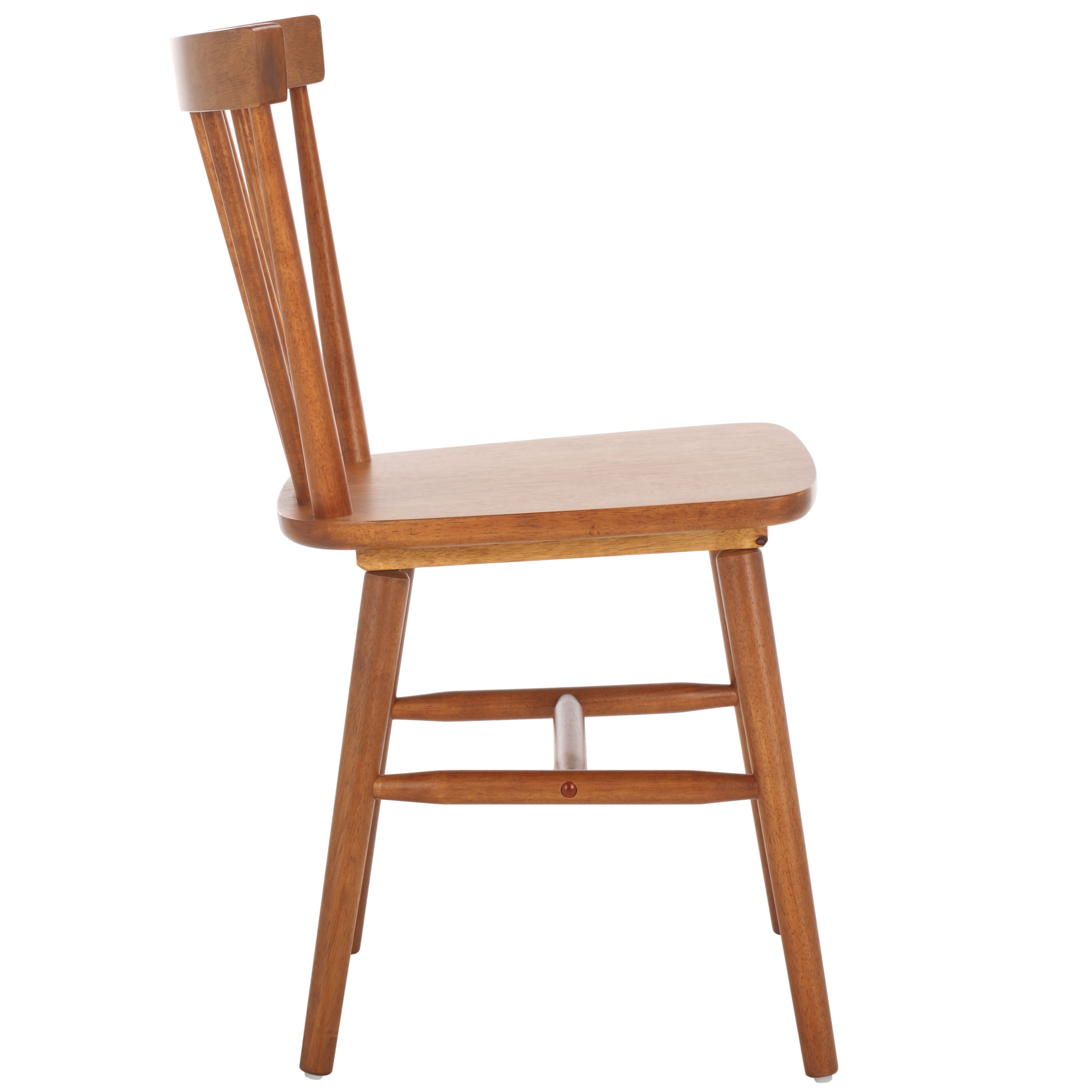 Safavieh Winona Scandinavian Wood Dining Side Chairs, Honey (Set of 2)