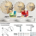 thumbnail image 4 of Designart "A Cityscape with Modern Skyscrapers Featuring Golden Blocks I" Skyscrapers Vortex Round Wall Mirror - Architecture Oval Printed Decorative Mirror - Multiple Color Options, 4 of 5
