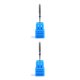 thumbnail image 2 of Vogacara Gran oferta, 1 ud./5 uds., broca para uñas, accesorios para máquina de manicura eléctrica, cortador de molienda para salón de uñas, azul #4 2piezas Vogacara CBP016089, 2 of 6