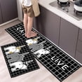 thumbnail image 4 of Alfombra de cocina antideslizante con estampado de dibujos animados, lavable, para entrada de casa, sala de estar, dormitorio, decorativa, 4 of 5