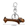 thumbnail image 4 of Dachshund Keychain, Cute Dachshund Keyring Bag Pendant Key Chain Cute Puppy Dog Bag Charm Gifts for Women Men, 4 of 7
