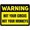 Warning Sign 2, variant on NOT Your Circus NOT Your Monkeys Vintage Metal Warning Sign - 8"x12" Aluminum Tin Decor, Retro Wall Art for Home Cafe Garden