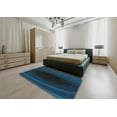 thumbnail image 4 of Ahgly Company Indoor Square Patterned Blue Novelty Area Rugs, 5' Square, 4 of 6