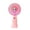 Pink, variant on huayou Simple Mini Handheld USB Fan with Base, Simple Design for Indoor Outdoor Use and Portable Cooling