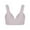 Gray, variant on Front Closure Bras for Seniors Women Bra Wire-Free Underwear Pullover Bra Everyday Underwear V-Neck No Underwire Bra Feature Hook and Eye Closure T-Shirt Bra Style Y-312 , Gray 4XL