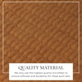 thumbnail image 2 of Great Bay Home Detailed Channel Stitch Microfiber All-Season Quilt Set With Shams (Twin, Copper), 2 of 6