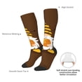 thumbnail image 6 of Fotbe Gnomes With Honey print Women's Men's Novelty Crew Socks Cotton Socks Knee High Socks for Walking,Running,Nurses,Pregnancy, 6 of 8