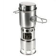 thumbnail image 3 of Portable Outdoor Cooking Pot Stainless Steel Camping Backpacking Pot Cup with Folding Handles, 3 of 7