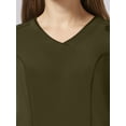 thumbnail image 6 of Scrubstar Performance Women’s Shaped Antimicrobial Mesh Panel V-Neck Scrub Top, Sizes XS–3XL, 6 of 9
