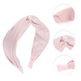 thumbnail image 3 of Unique Bargains 1 Pc Jacquard Embroidery Tie Headbands for Women Pink, 3 of 6
