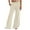 Beige, variant on HAiming Women's Plus Size Palazzo Pants Elastic Waisted Straight Wide Leg Sweatpant Casual Athletic Trouser with Pocket