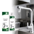 thumbnail image 4 of Faucet Cleaner Spray Hard Water Stain Limescale Remover Polish for Kitchen Bathroom Sink Showerhead Chrome Metal 100ml, 4 of 9