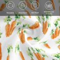 thumbnail image 6 of Easter Carrot Cloth Napkins, Spring Watercolor Modern Art Washable and Reusable Dinner Napkins Set of 4, Table Napkin for Kitchen Party Birthday Wedding Hotel Housewarming 20"x20", 6 of 9