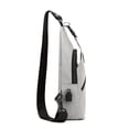 thumbnail image 3 of Xihbxyly Bolsa de Mensajero con Puerto Usb, Diseño Ligero de Lona, Práctico Almacenamiento Multicapa, Ideal para Viajes, Ciclismo y Actividades Al Aire Libre, Imprescindible para Hombre, Tamaño 33 X, 3 of 7