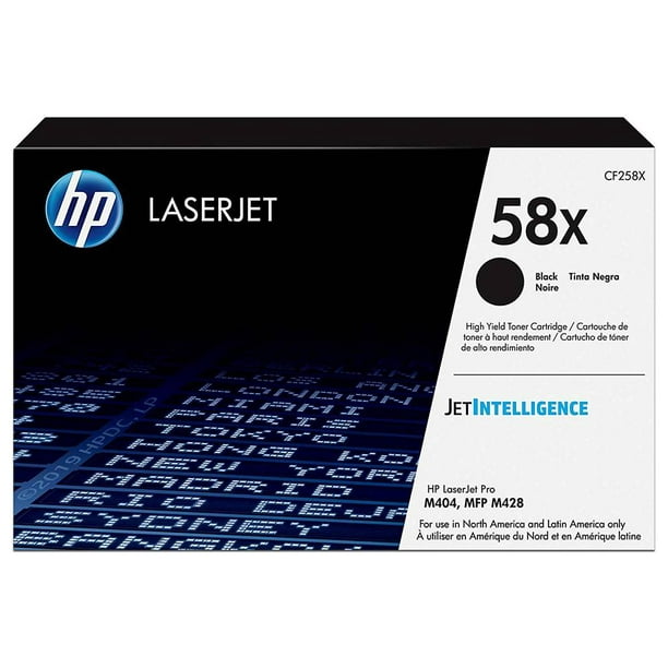 Cartucho de tóner HP 58X Negro LaserJet Original CF258X . HP CF258X